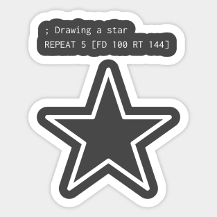 Logo Star Sticker